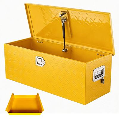 "Garvee 36"" Heavy Duty Aluminum Truck Bed Tool Box Gas Strut Lid Toolbox with Lock and Keys"