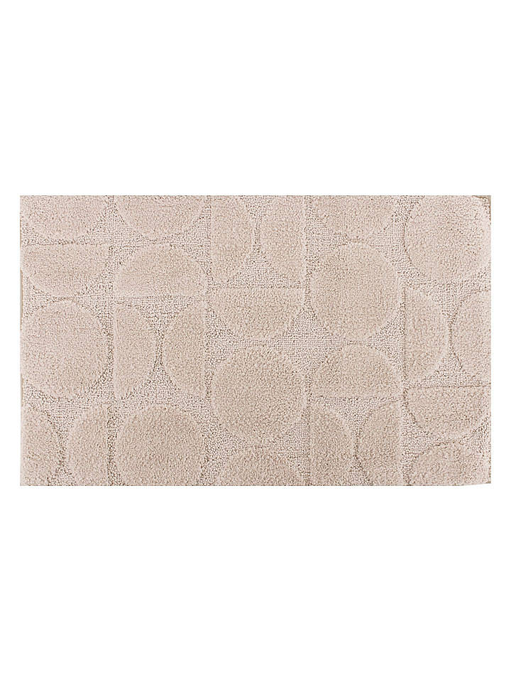Azao Badematte ''Amar'' in Beige - (L)50 x (B)80 cm - onesize
