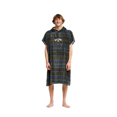 Badeponcho BILLABONG "Hooded Poncho", Herren, bunt (raven), Obermaterial: 100% Baumwolle., Hausmäntel
