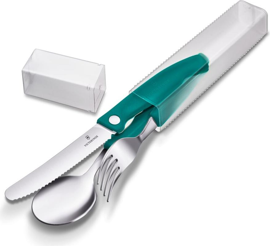 Victorinox Swiss Army Swiss Classic picknickset, 3-delig, groen