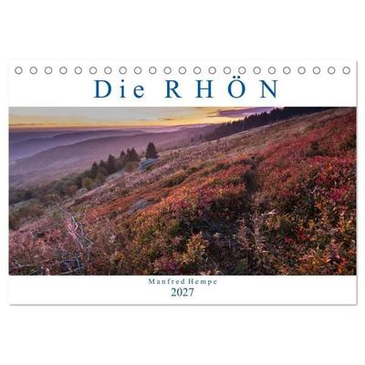 Die Rhön (Tischkalender 2027 DIN A5 quer), CALVENDO Monatskalender