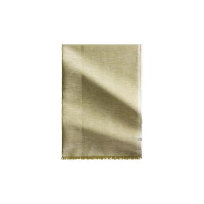 Schal MARC O'POLO "aus Leinen und Bio-Baumwolle", Herren, grün (fresh seaweed), Obermaterial: 65% Leinen, 35% Baumwolle, unifarben, Modetücher Schal