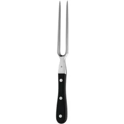 WMF Fleischgabel Spitzenklasse Plus 12 cm, Servierbesteck, Schwarz, Silber