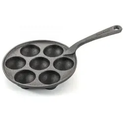 Skeppshult Gusseisen Pförtchen Pfanne 21 cm, Pfanne + Kochtopf, Schwarz