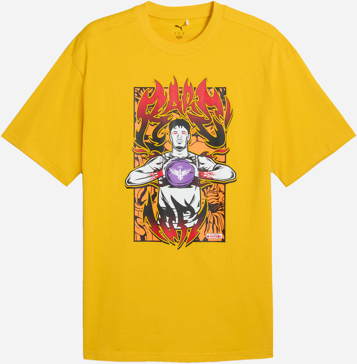 Puma Melo Phoenix I M - Maglia Basket - Uomo - Giallo L