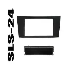 Mercedes E Klasse W211 S211 02-09 Doppel 1 / 2 DIN Autoradio Blende Radioblende