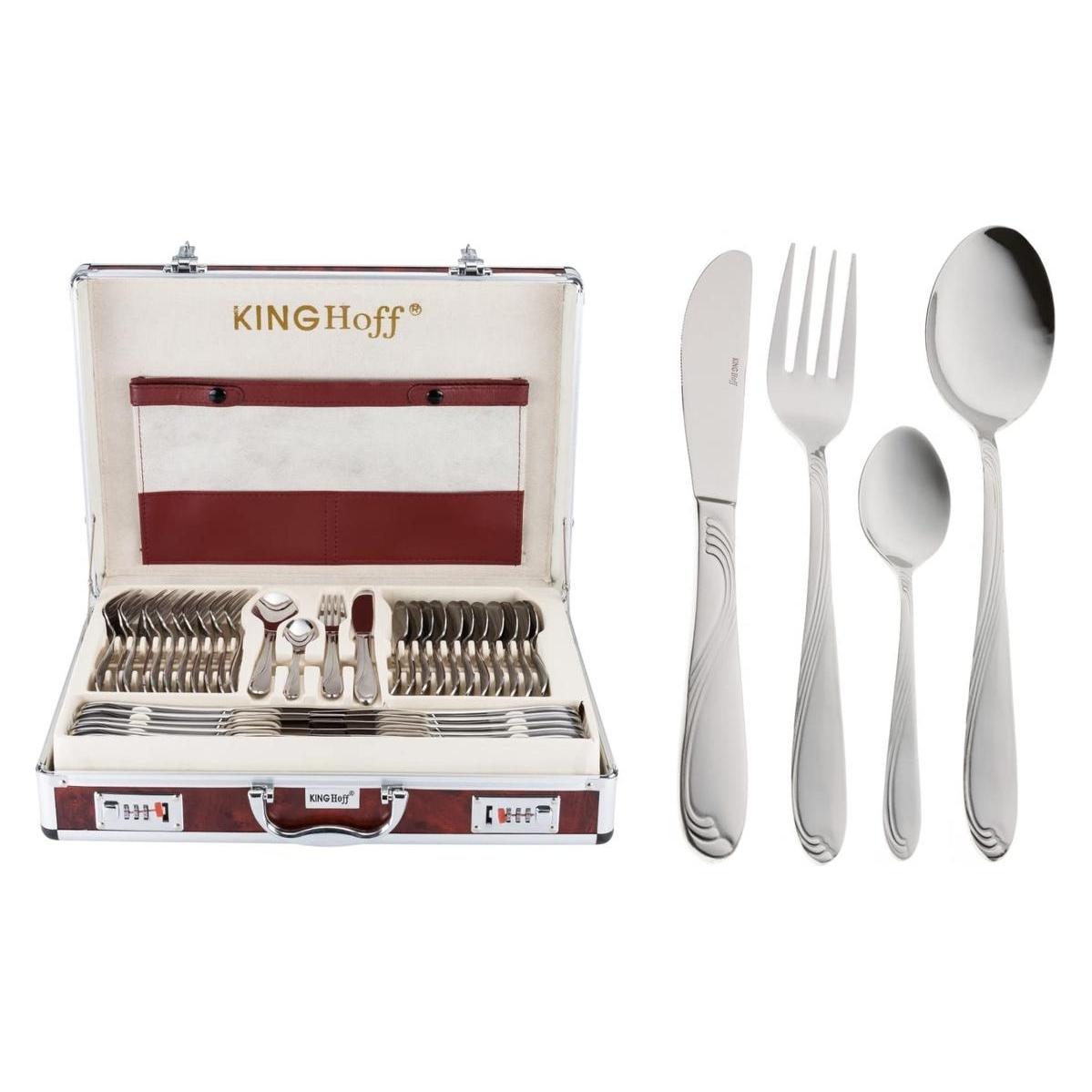 Kinghoff SZTUĆCE 72ELE. SATYNA KH-3554 (72 Stk., Besteck Set) (38626068)
