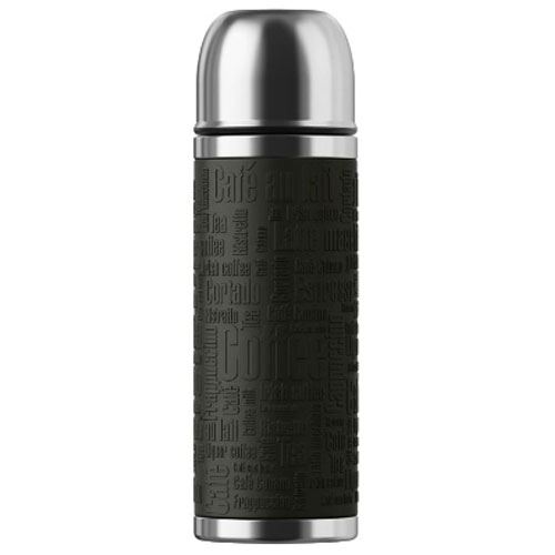 emsa Isolierflasche SENATOR, 1,0 Liter, Manschette schwarz