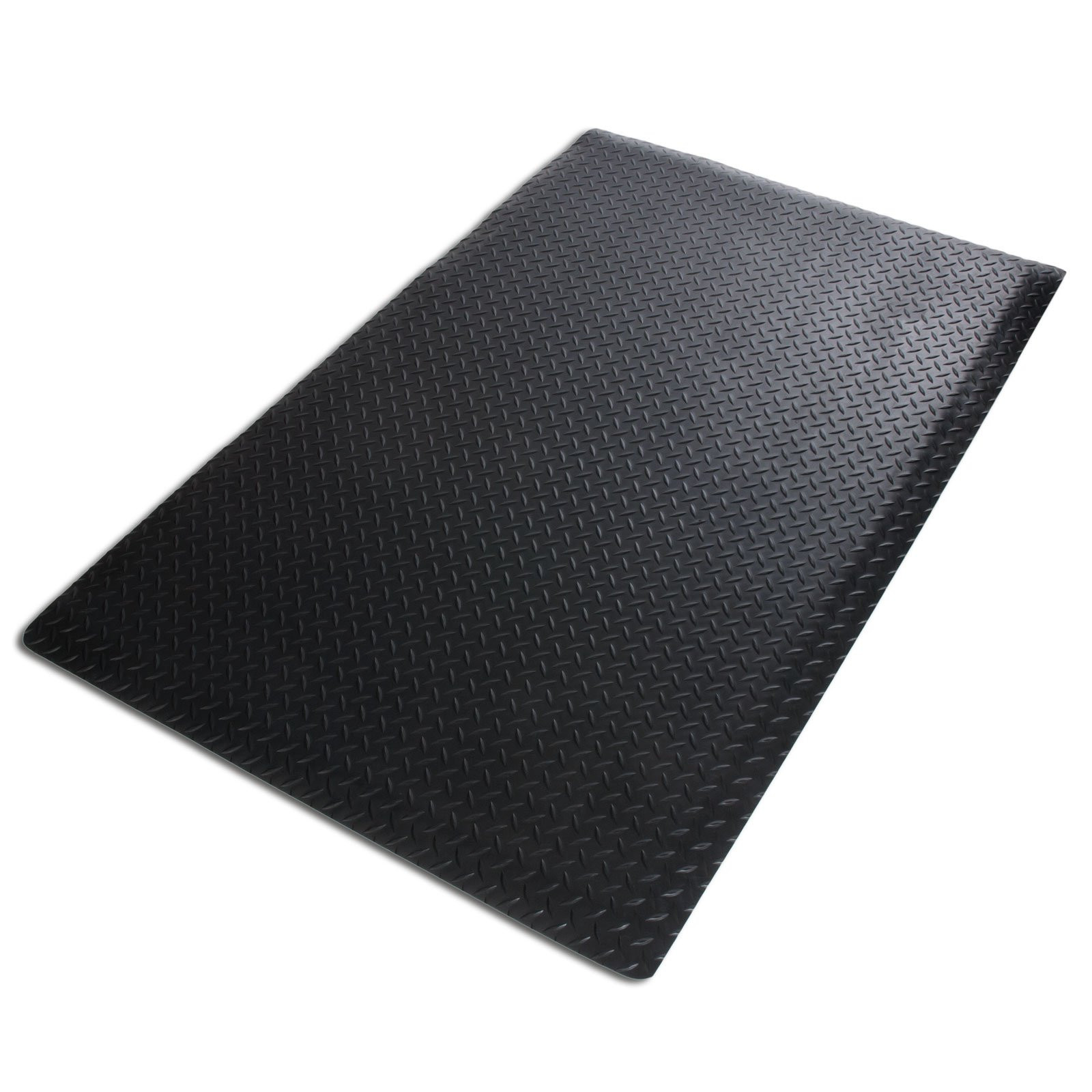 Antivermoeidheidsmat HeavyDuty Diamond zwart 90 x 150 cm van Floordirekt
