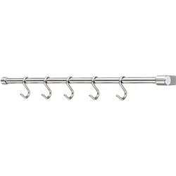 Grimme, Möbelausstattung, Kesseböhmer Linero 2000 Relingrohr Set, Länge 596 mm Stahl Edelstahl-Effekt (1 Stk.)