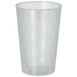 Papstar 40 Gläser für Apfelwein 0,25 l Ø 7 cm · 10,5 cm unzerbrechlich