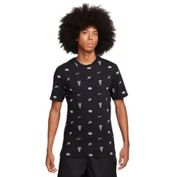 Nike, Herren, Sportshirt, Hemd (M), Schwarz