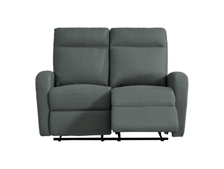 Canapé relax 2 places OSCAR tissu Gris anthracite