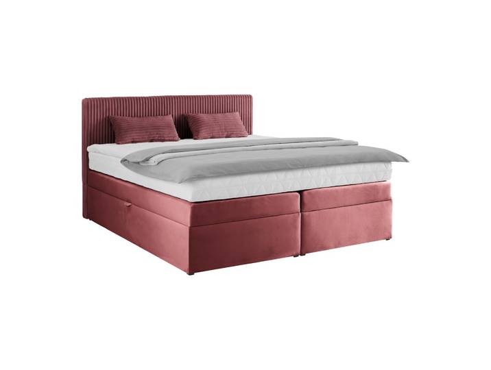 Boxspringbett Rossa in Altrosa ca. 180x200cm