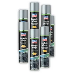 7x Pflegemittel LIQUI MOLY 1599 Cockpitpflege Citrus Duft Cockpit Reiniger 300 ml