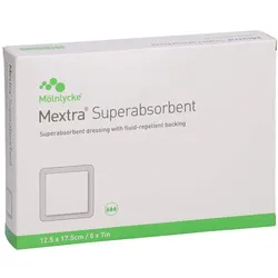 Mextra Superabsorbent Verband 12,5x17,5 10 St
