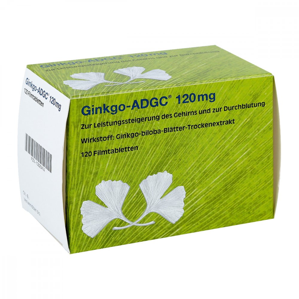 Zentiva Pharma GmbH Ginkgo ADGC 120 mg Filmtabletten 13820414