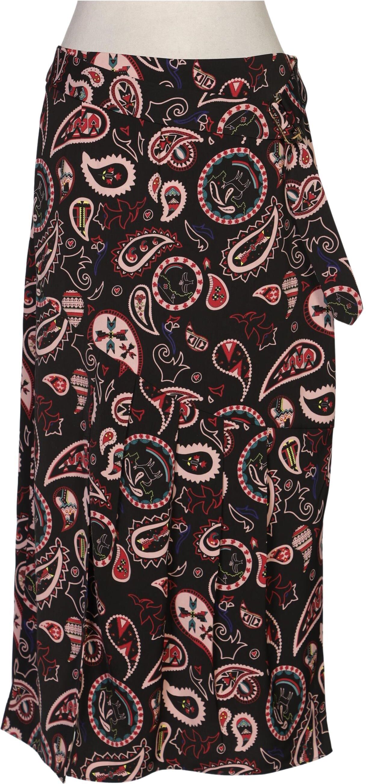 TED Baker Damen Rock, Mehrfarbig, Gr. EU 40 (Ted Baker 3), Synthetik - Second Hand