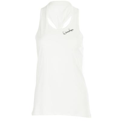 Tanktop WINSHAPE "MCT001", Damen, Gr. S, weiß (vanilla, weiß), 50% Modal, 50% Baumwolle, Rundhals, Tops Tanktop, Ultra leicht