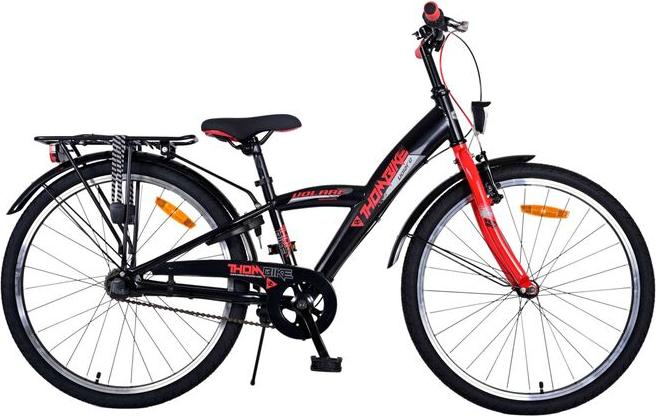 Volare Thombike Kinderfahrrad - Jungen - 24 Zoll - Rot - 3 Gänge