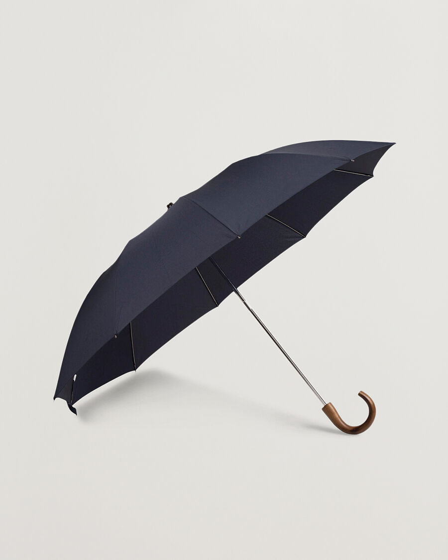 Fox Umbrellas Telescopic Maple Crook Umbrella Navy men One size Blå