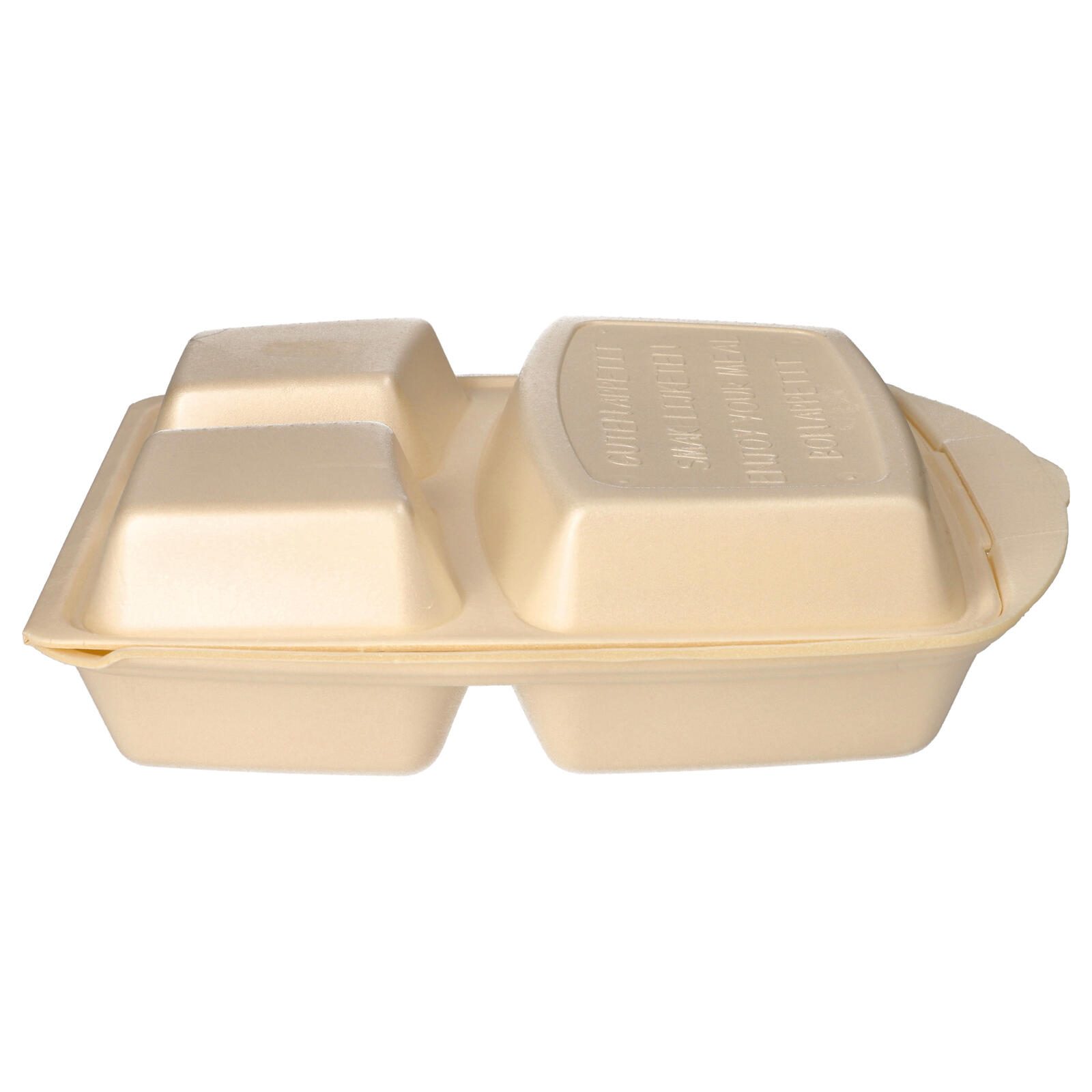 STARPAK PAPSTAR Einweg-Menüschalen beige 12045