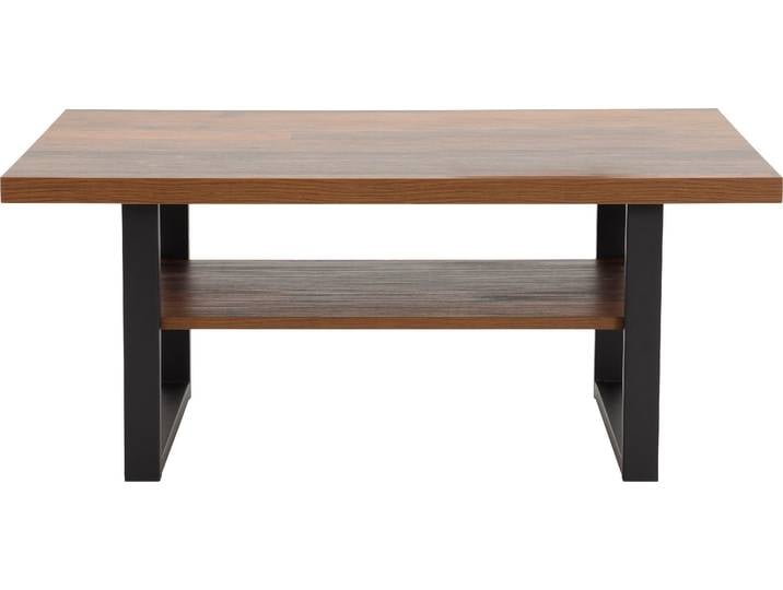 Couchtisch HELA ANTON , schwarz (oldwood, schwarz), B:105cm H:45cm T:69cm, Tische, Couchtisch, mit Ablagefläche