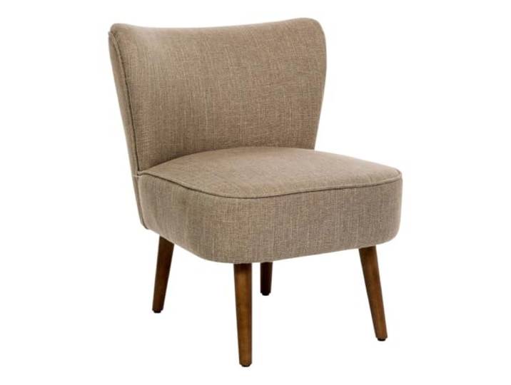 Atmosphera - Aera Sessel in Stoff Dunkelbeige l69xb57xh72,5 cm