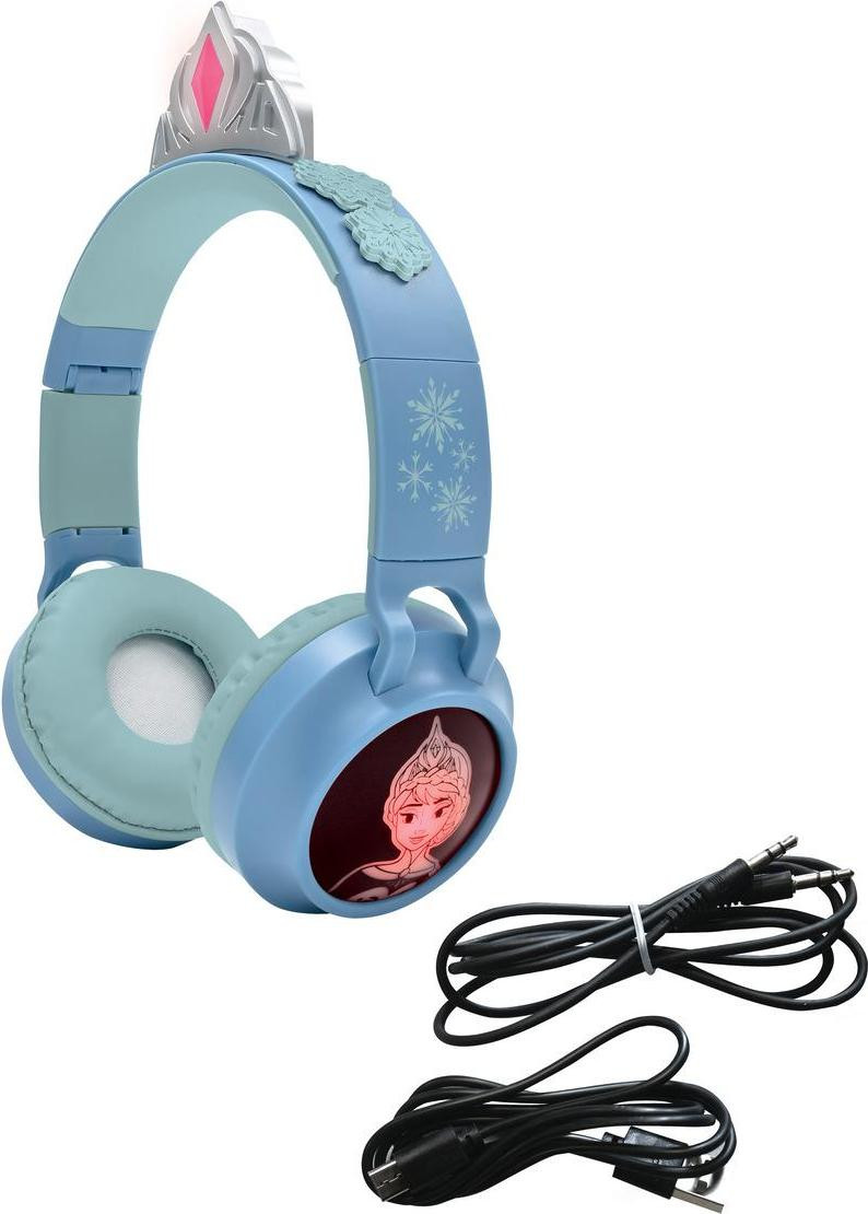 Lexibook Frozen Tiara Bluetooth en bedrade oortelefoon met verlichting