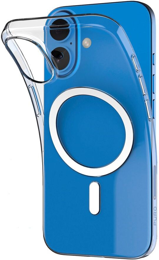 iPhone 16 - PURO MAG Ultra Slim MagSafe Cover 0.3mm - Gennemsigtig