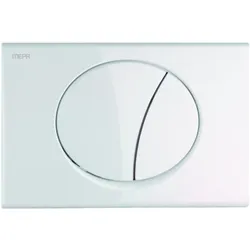 Mepa Betätigungsplatte ellipse 420751 für 2 Mengen Spülung, Weiß, für A21/E21