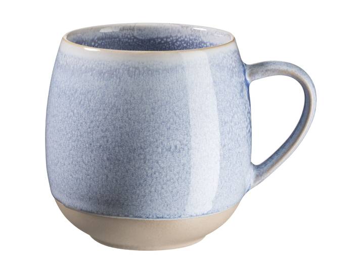 Kaffeetasse Aquata hellblau Stoneware H 9 cm 355 ml - Kaffeetasse