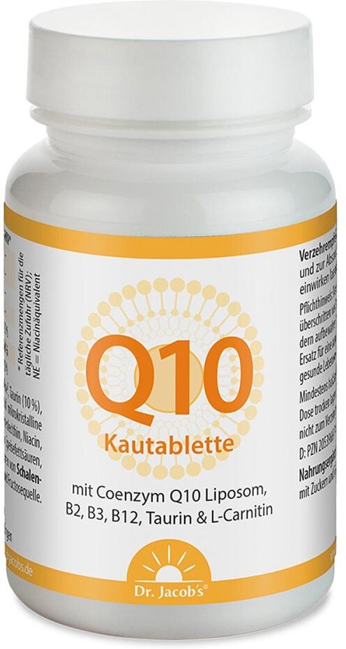 Dr. Jacob's Coenzym Q10 Liposom Taurin L-Carnitin Kautablette