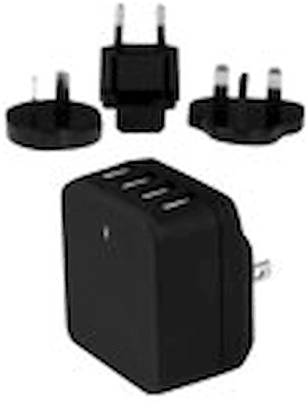 Startech 4-Port Travel USB Wall Charger - 34W/6.8A International