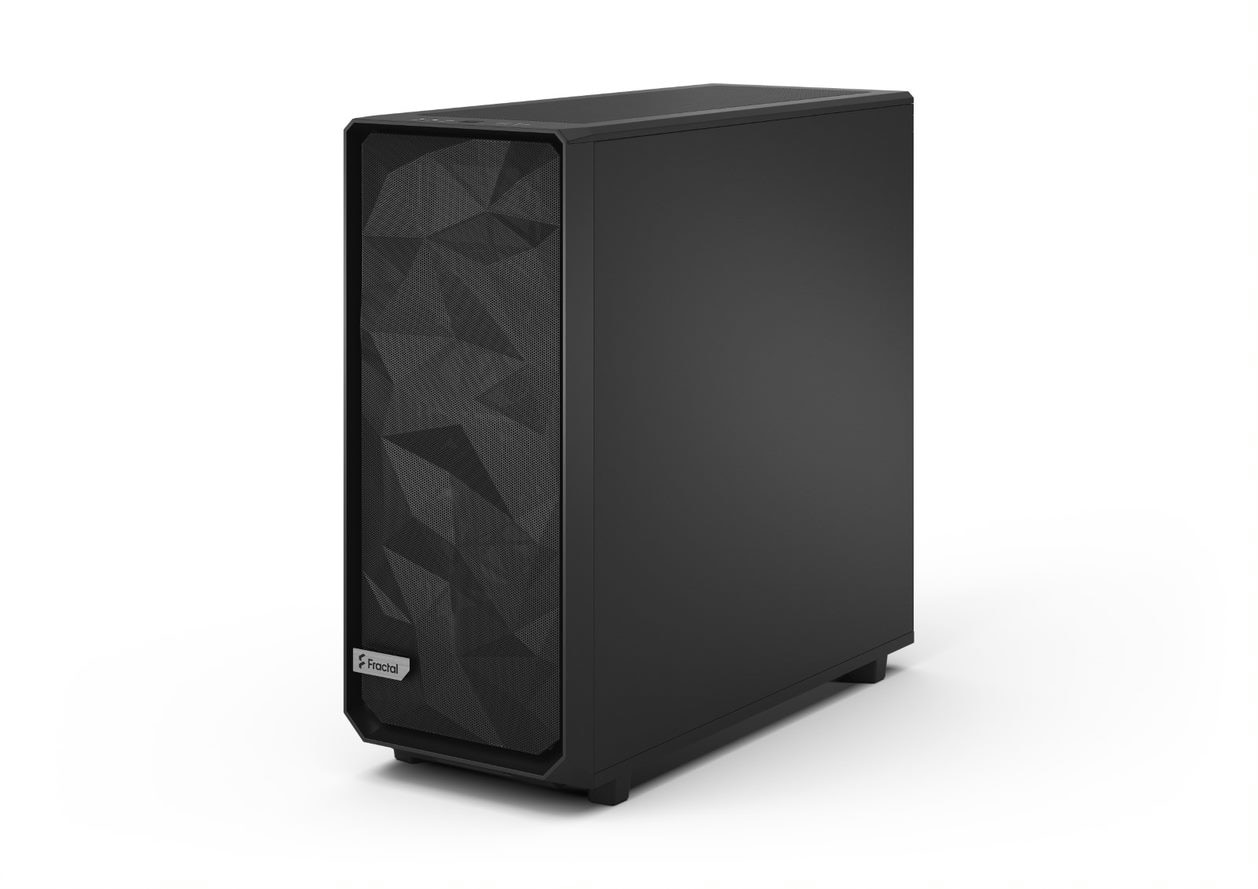 Fractal Design Meshify 2 XL Gaming PC Gehäuse Big-Tower Schwarz gedämmt Seitenfenster