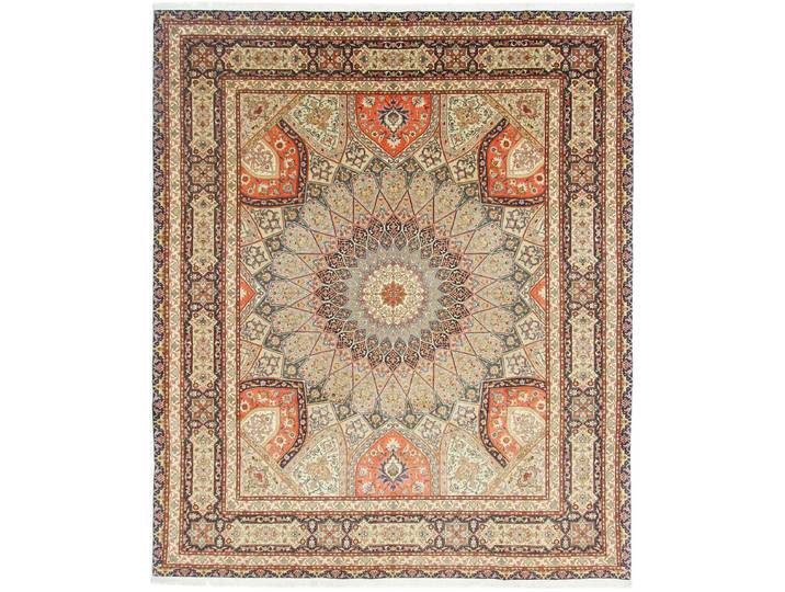 Täbriz 50Raj Teppich 250x299 Handgeknüpft Orientteppich Perserteppich Wolle mit Seide