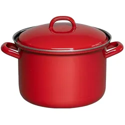 Riess Fleischtopf m.Deckel 18cm,2.5L, Pfanne + Kochtopf, Rot