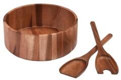 Kalmar Home Large Salad Bowl with Servers