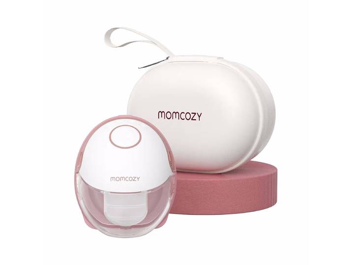 Momcozy BP318-IR00BA-A Milchpumpe – Stillen/Ernährung – bordeaux