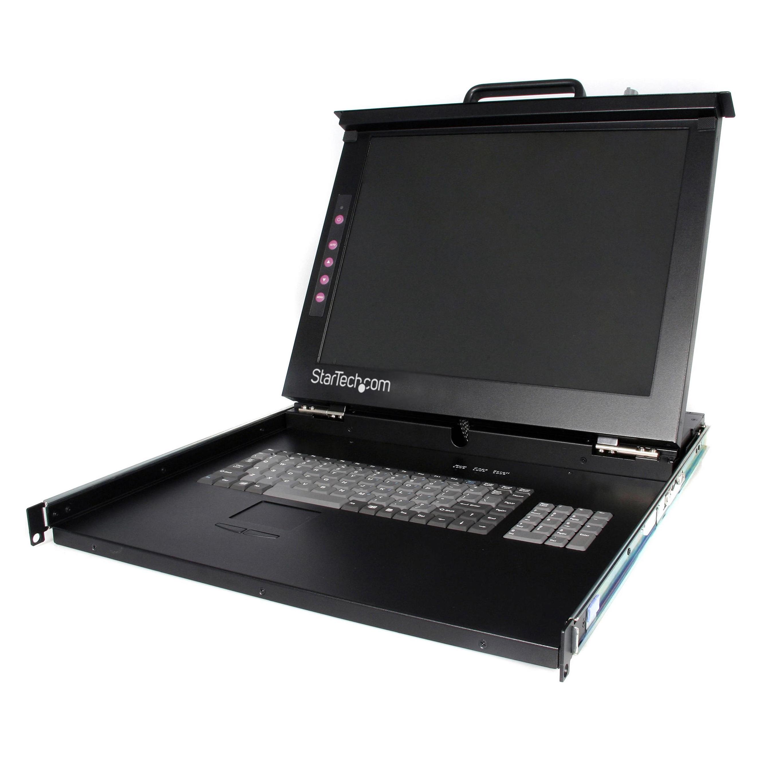StarTech 1U Single-Port KVM Console for Server Ra (RKCONS1901)