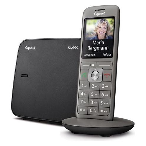 Gigaset CL660 Analog/DECT-Telefon Anthrazit Anrufer-ID (S30852-H2804-K101)
