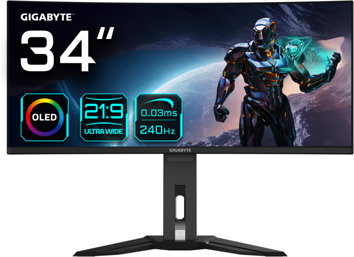Monitor gaming gigabyte mo34wqc2 34 pulgadas 3440x1440 va 2k