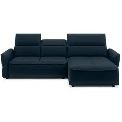 Ecksofa Murillo Stoff Deep Ocean