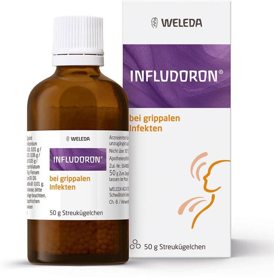 Weleda Infludoron Streukügelchen bei Erkältung und grippalen Infekten