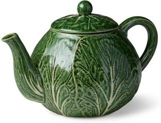 "Certified International Le Jardin Cabbage 3-D Teapot - 8.75"" L x 5.75"" W x 5.75"" H"