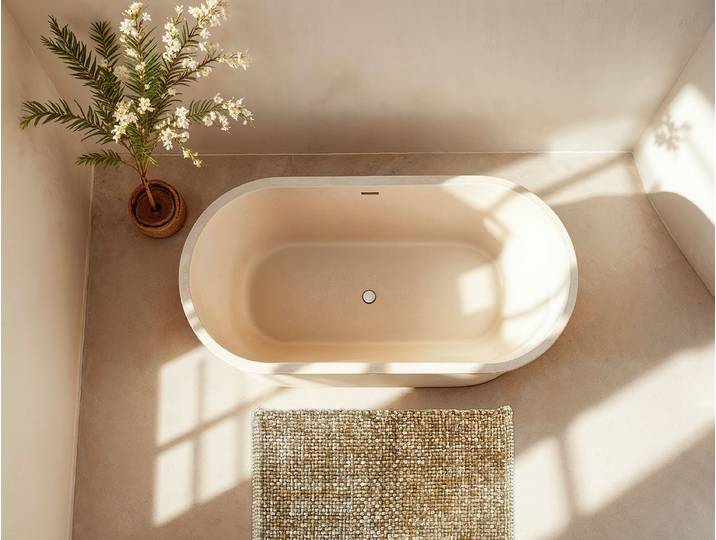 Tapis de bain Massimo 60 x 60cm Marron/Épicéa