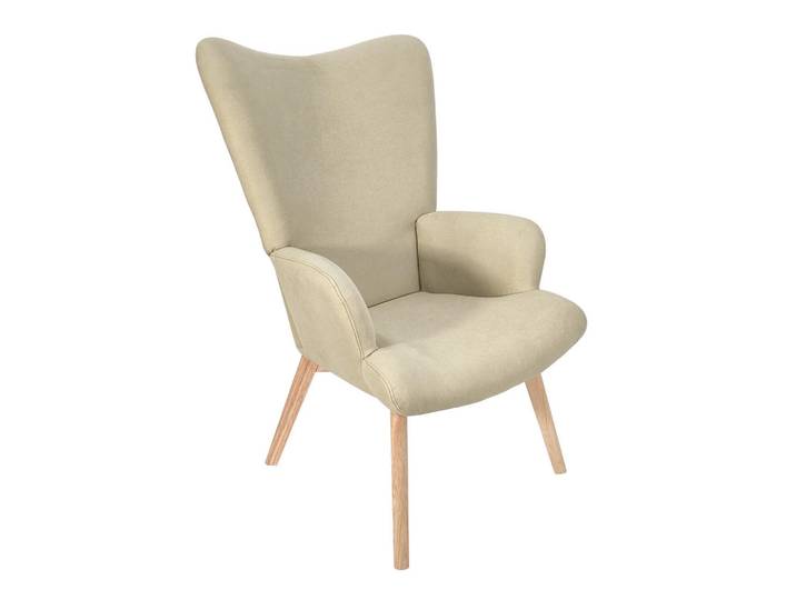 Svita Ohrensessel Olav, Beige, 64x96x70 cm, Wohnzimmer, Sessel, Polstersessel