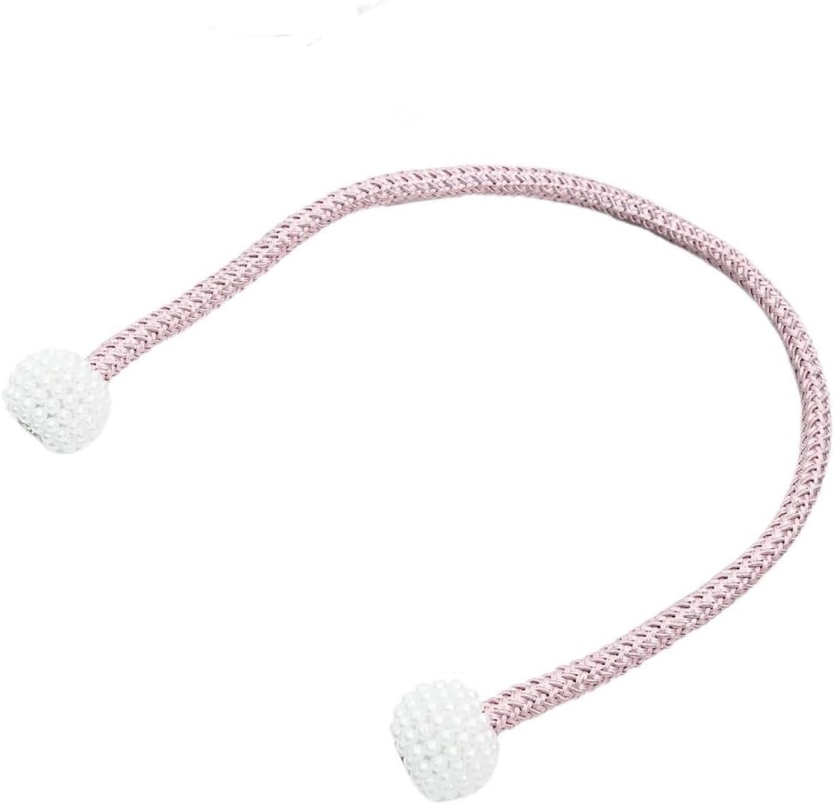 Magnetische Gordijnhouders Pompon - Roze - 45 cm