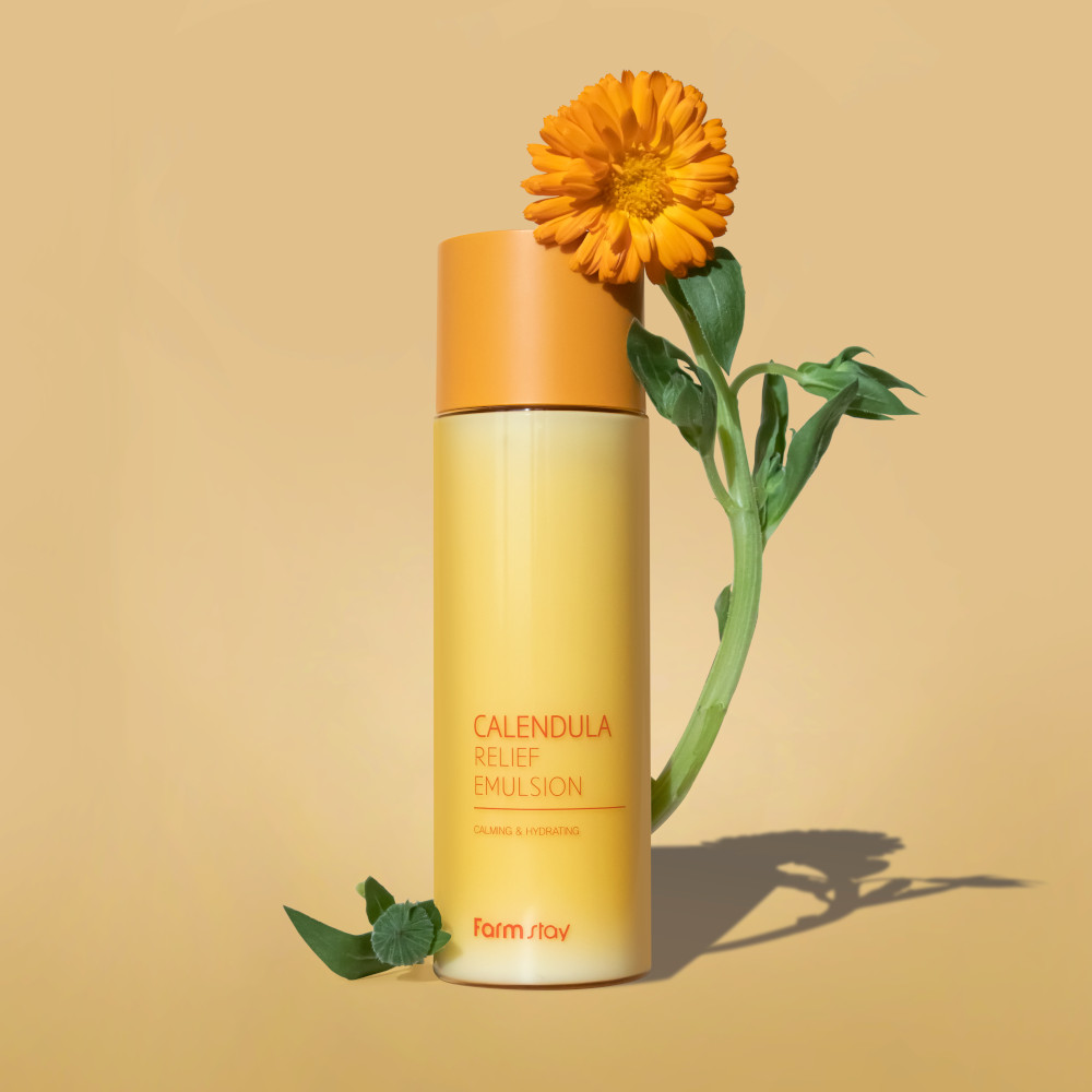 FarmStay Calendula Relief Facial Emulsion 200mL
