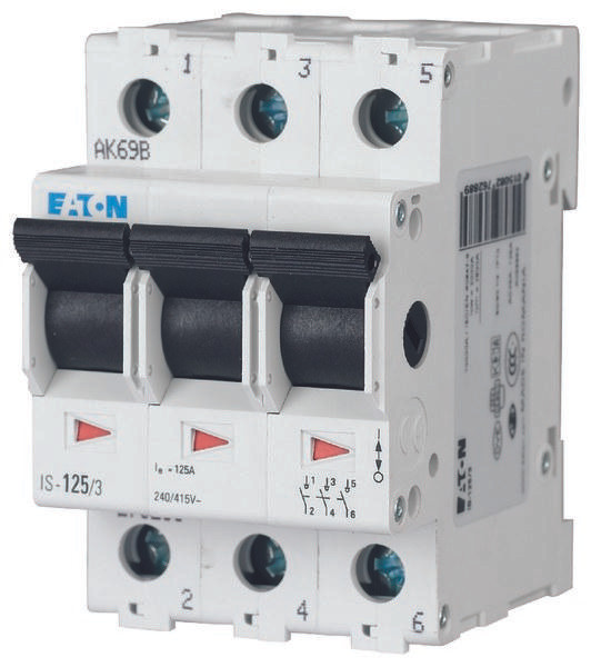 Eaton Electric GmbH Hoofdschakelaar IS-125/3 (276288)